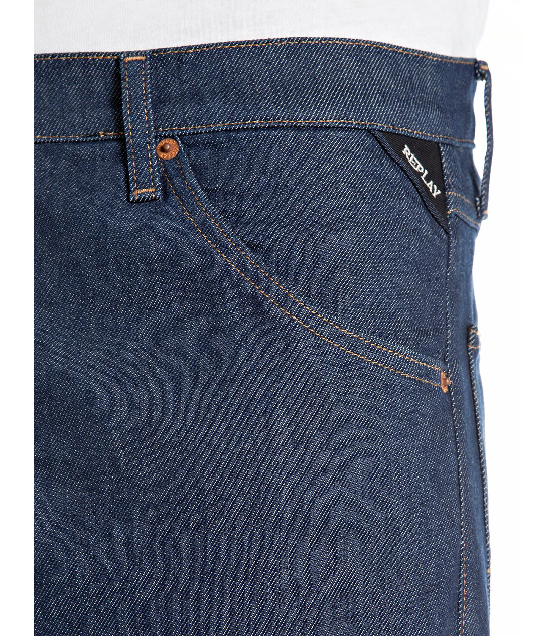 NEW リラックステーパードWAINE インディゴストレッチデニム 詳細画像 ダークブルー 6